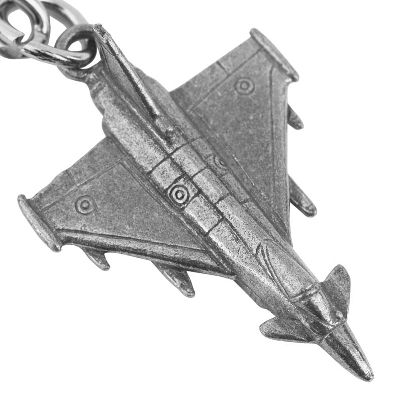 eurofighter typhoon pewter metal keyring detail aircraft gifts iwm shop
